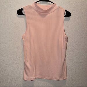 One Step Ahead Light Pink Sleeveless Tank Top